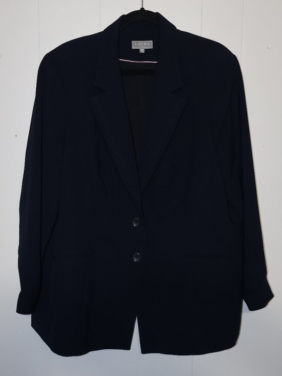 Laura Jackets & Blazers - Laura Plus Navy Blazer Jacket Size 20 (Women’s)